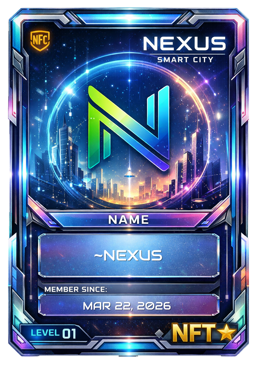 Nexus Smart City NFT card