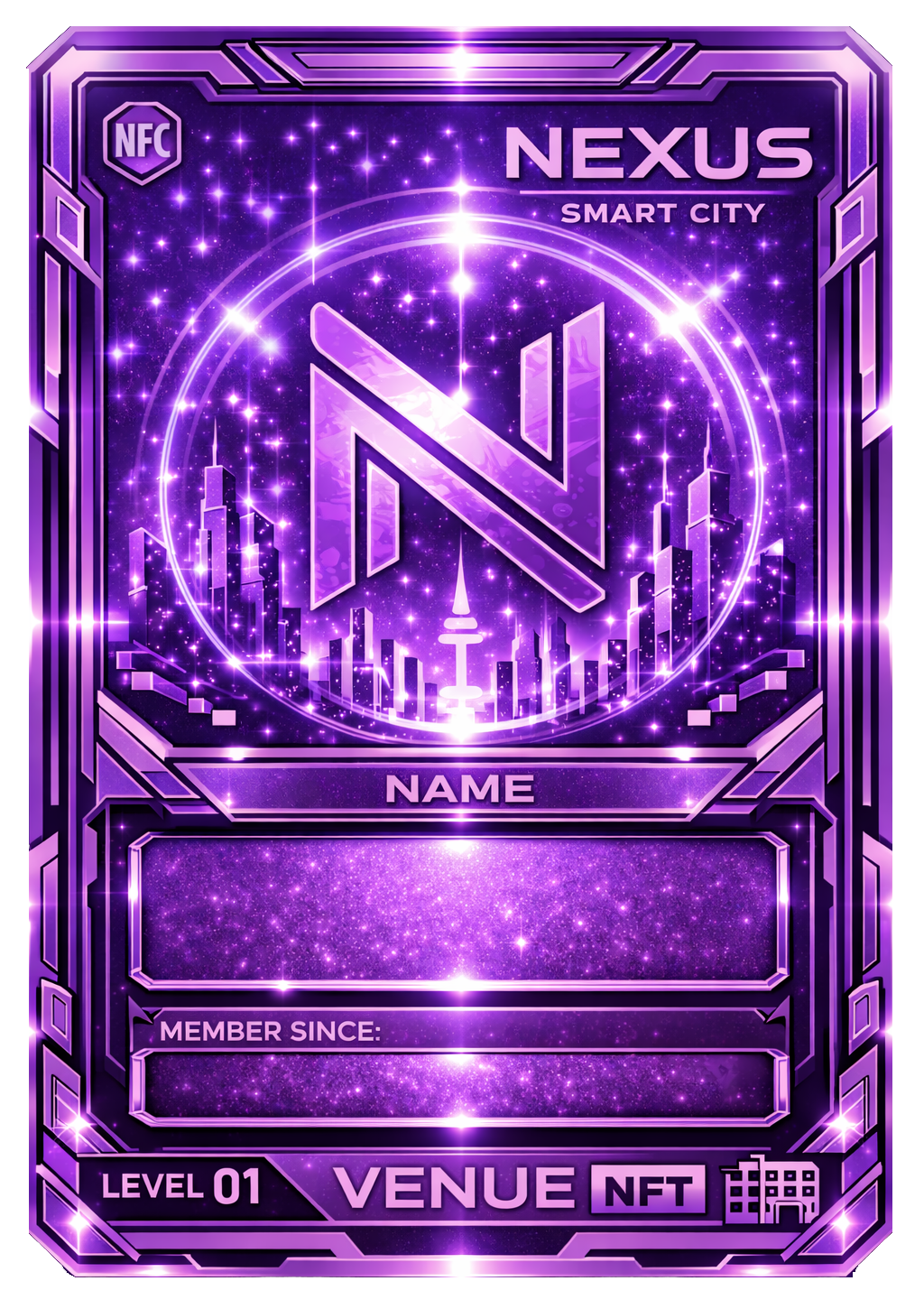 Venue membership NFT template