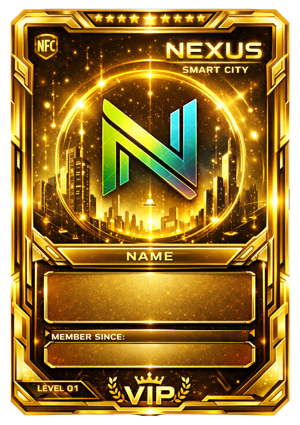 VIP membership NFT template